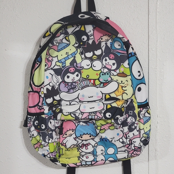 Hello Kitty Other - Hello Kitty and Friends Cartoon Printed ( 16"x11"x5") Backpack Adjustable Strap